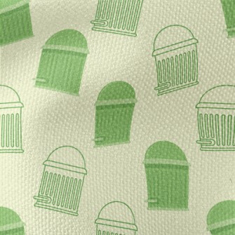 Cartoon Fat Trash Can Waterproof Canvas