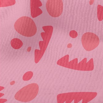 Sawtooth Dot Geometric Pattern Terry