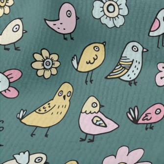 Simple Line Bird Terry