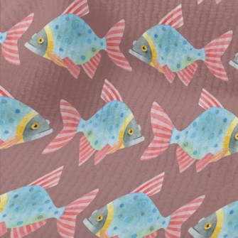Colorful Funny Fish Terry