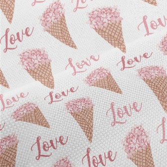 Pink Bouquet Of Love Performance Linen