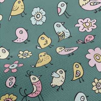 Simple Line Bird Performance Linen