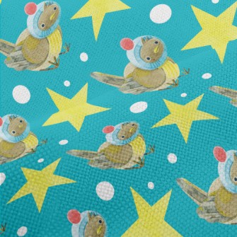 Cute Knitted Hat Sparrow Performance Linen