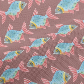 Colorful Funny Fish Performance Linen