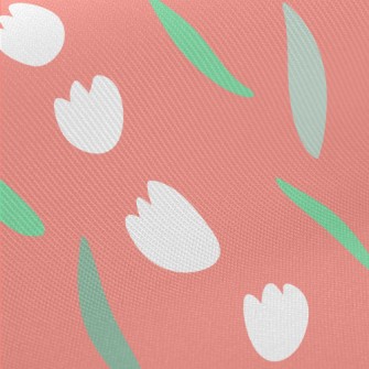 Tulips In Neat Rows Twill