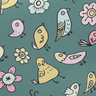 Simple Line Bird Twill