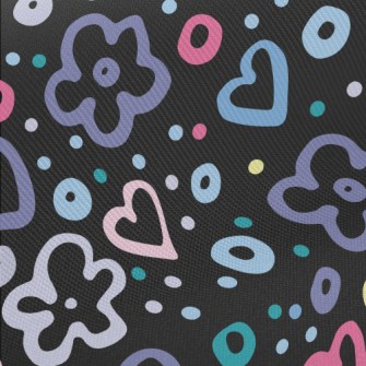Love Star Circle Twill