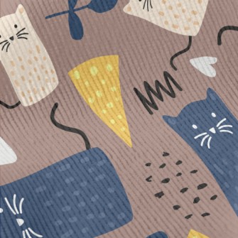 Cute Spotted Cat Standard Corduroy