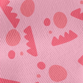 Sawtooth Dot Geometric Pattern Standard Corduroy