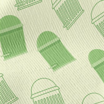 Cartoon Fat Trash Can Standard Corduroy