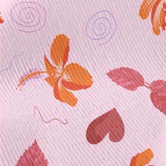 Hibiscus Leaves Falling Standard Corduroy