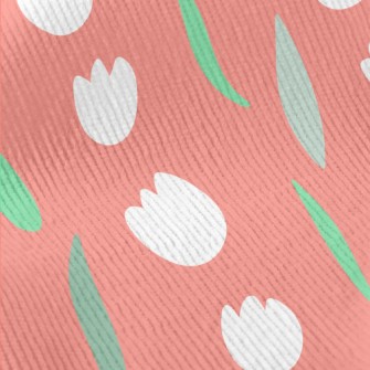 Tulips In Neat Rows Standard Corduroy