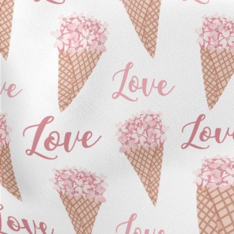 Pink Bouquet Of Love Stretch Ponte