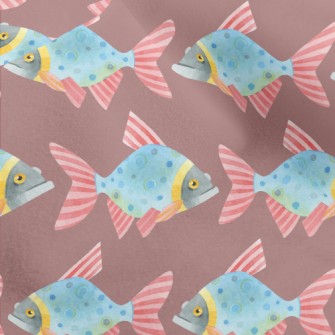 Colorful Funny Fish Micro Fleece