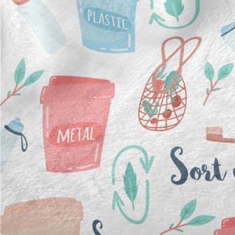 Environmentally Friendly Recyc Minky
