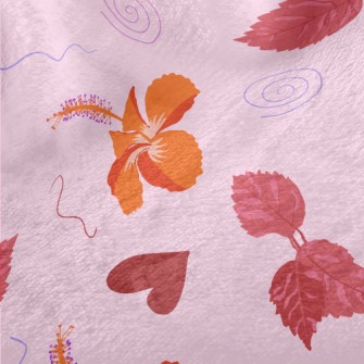 Hibiscus Leaves Falling Minky