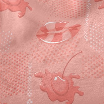 Cherry Lip Candy Minky