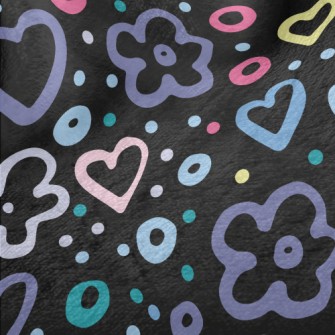 Love Star Circle Minky