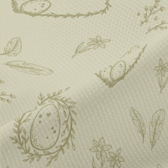 Fresh Easter Eggs Piqué