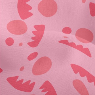 Sawtooth Dot Geometric Pattern Lightweight Performance Linen