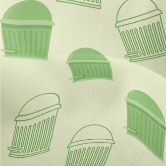 Cartoon Fat Trash Can Lightweight Performance Linen