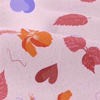 Hibiscus Leaves Falling Modern Jersey