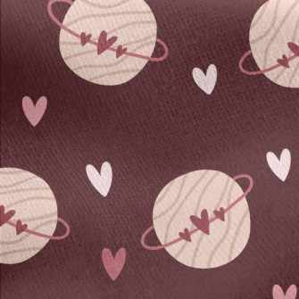 Love Around The Planet Jersey Backed Fleece