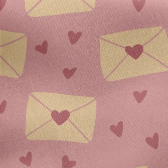Love Sticker Envelope Jersey Backed Fleece