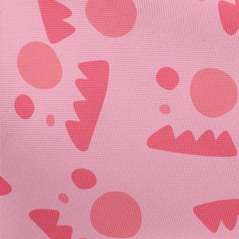 Sawtooth Dot Geometric Pattern Pongee