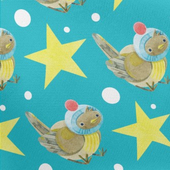 Cute Knitted Hat Sparrow Pongee