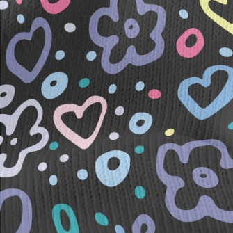 Love Star Circle Stretch Jersey