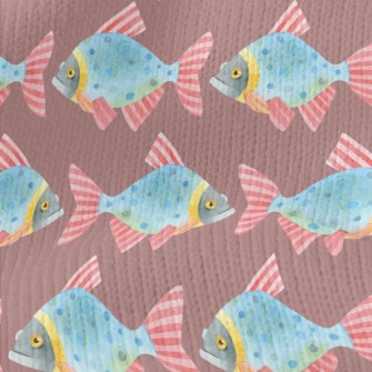 Colorful Funny Fish Stretch Jersey