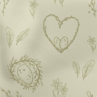 Fresh Easter Eggs Lightweight Cotton Poplin