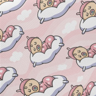 Baby Loves To Sleep Midweight Cotton Poplin