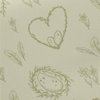 Fresh Easter Eggs Midweight Cotton Poplin