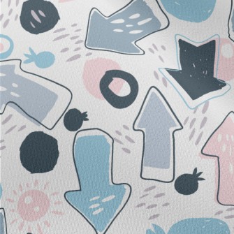 Arrows With Different Directio Chiffon