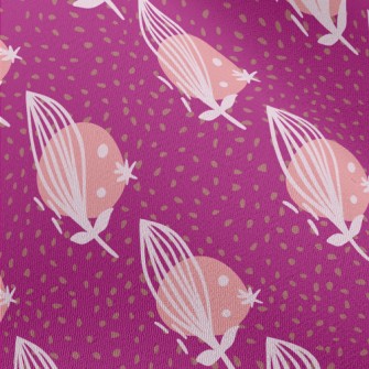 Artistic Abstract Flowers And  Chiffon