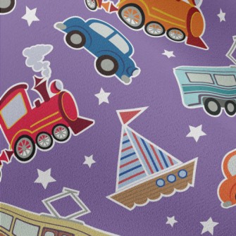 Train Car Tram Chiffon