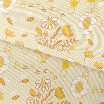 Hard Working Bees Waterproof Oxford