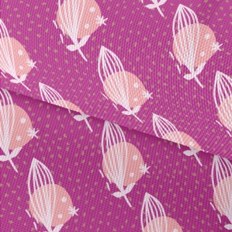 Artistic Abstract Flowers And  Waterproof Oxford