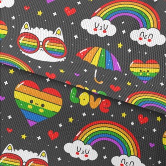 Rainbow Umbrella Of Love Waterproof Oxford