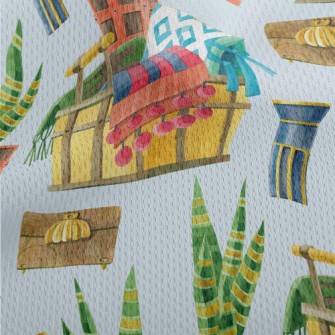 Gardening Decoration Hut Athletic Mesh Flat Back