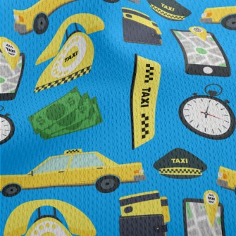 Convenient Taxi Athletic Mesh Flat Back