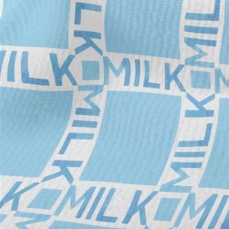 Staggered Milk Text Terry