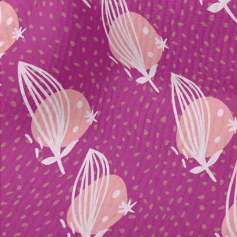 Artistic Abstract Flowers And  Terry