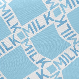 Staggered Milk Text Twill