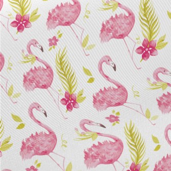 Elegant Long-legged Flamingo Twill