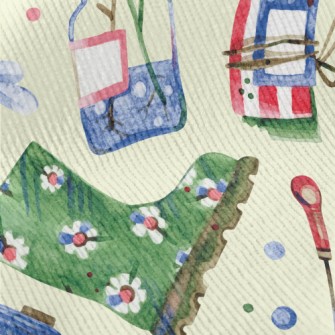 Watercolor Gardening Boots Standard Corduroy