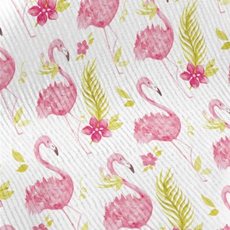 Elegant Long-legged Flamingo Standard Corduroy