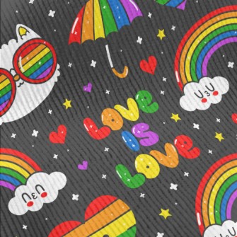 Rainbow Umbrella Of Love Standard Corduroy
